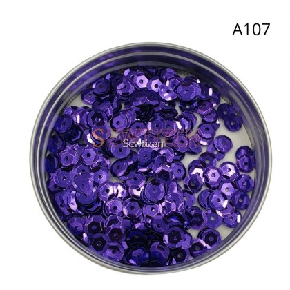 7mm Colorful Bowl Sequin / Cup Sequin (5gm) Color B - Sewing & Beading Craft