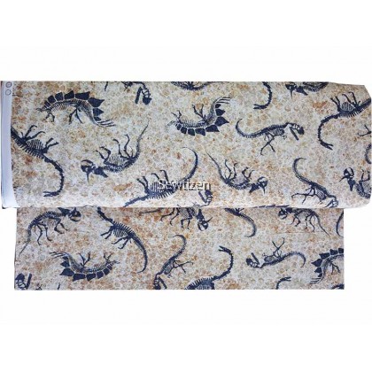 Dinosaur Fossil Skeleton Brown